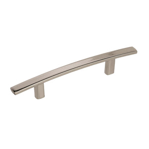 Amerock Cabinet Pull Polished Nickel 3-3/4 inch (96 mm) Center to Center Cyprus 1 Pack Drawer Pull Drawer Handle Cabinet Hardware