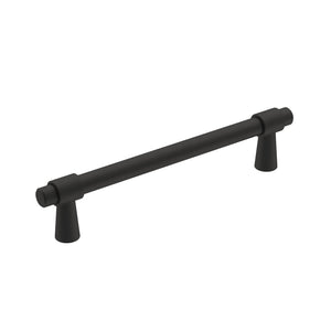 Amerock Cabinet Pull Matte Black 5-1/16 inch (128 mm) Center-to-Center Destine 1 Pack Drawer Pull Cabinet Handle Cabinet Hardware