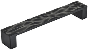 Amerock Cabinet Pull Matte Black 6-5/16 inch (160 mm) Center to Center Calathea 1 Pack Drawer Pull Drawer Handle Cabinet Hardware