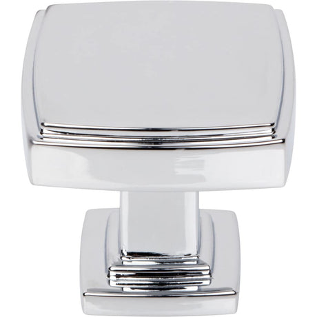 Jeffrey Alexander 141PC 1-1/4" Overall Length Polished Chrome Square Renzo Cabinet Knob