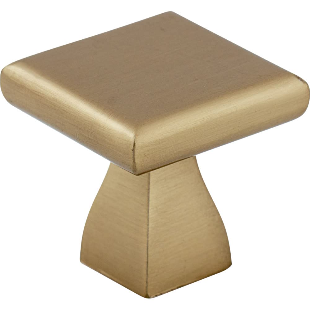 Elements 449MB 1" Overall Length Matte Black Square Hadly Cabinet Knob