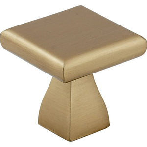 Elements 449SBZ 1" Overall Length Satin Bronze Square Hadly Cabinet Knob