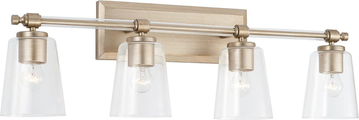 Capital Lighting 144841BS-523 Breigh 4 Light Vanity Brushed Champagne