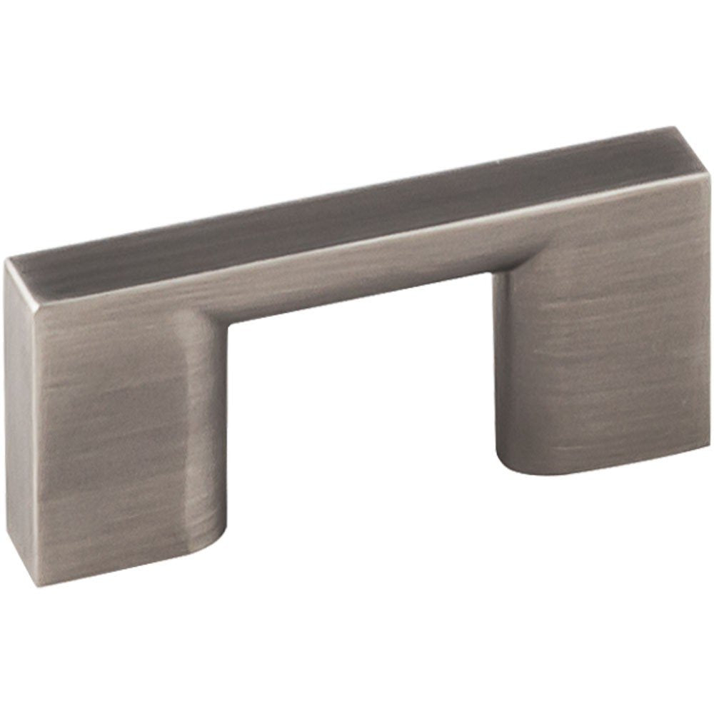 Jeffrey Alexander 635-32BNBDL 32 mm Center-to-Center Brushed Pewter Square Sutton Cabinet Bar Pull