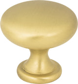 Elements 3910-PB 1-3/16" Diameter Polished Brass Madison Cabinet Mushroom Knob