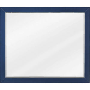 Jeffrey Alexander MIR2CAD-33-BL 33" W x 1" D x 28" H Hale Blue Cade mirror