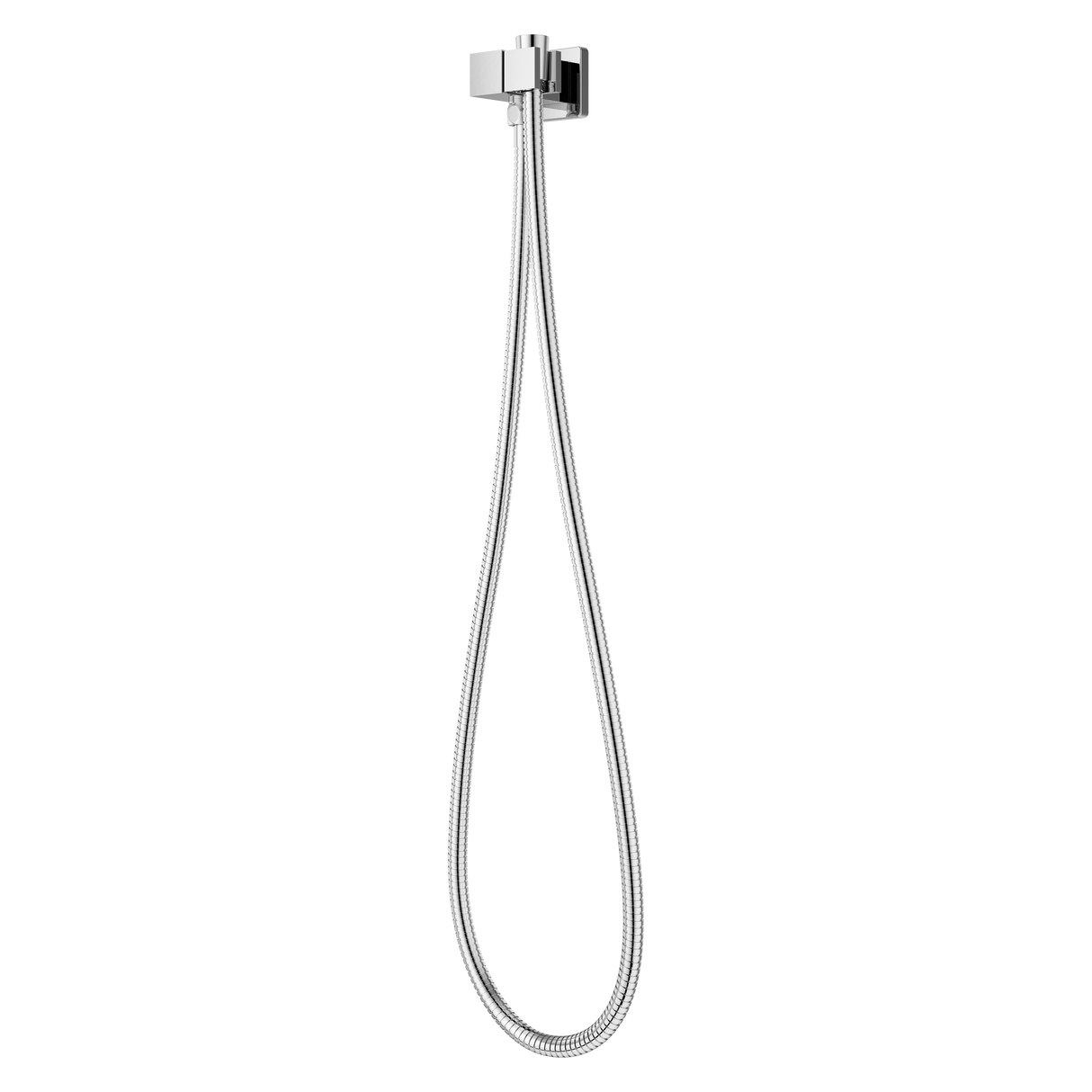 Modern Square 2-Piece Handheld Shower Kit with 60 in. Hose in Polished Chrome