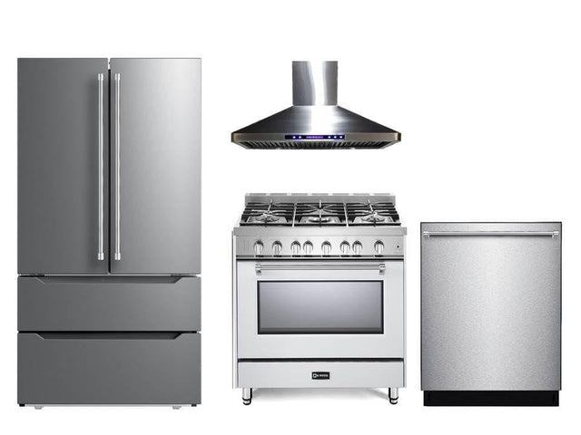 Verona VPFSGG365W Prestige 36" Gas Single Oven Range - White