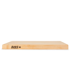 John Boos R03 Maple Wood Cutting Board for Kitchen Prep, 20" x 15" 1.5" Thick, Large Edge Grain Rectangular Reversible Charcuterie Block 20X15X1.5 MPL-EDGE GR-REV-R BRD-