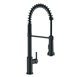 Gerber D454258BS Parma Pre-rinse Single Handle Spring Pull-down Kitchen Faucet - ...