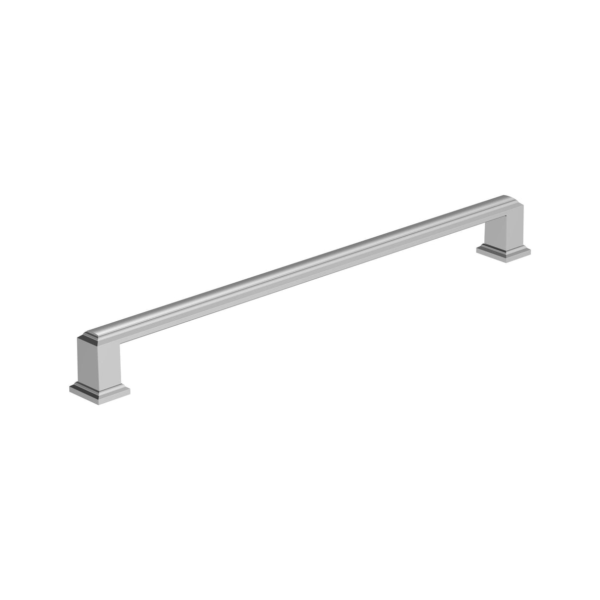 Amerock BP3736126 Polished Chrome Cabinet Pull 10-1/16 in (256 mm) Center-to-Center Cabinet Handle Appoint Drawer Pull Kitchen Cabinet Handle Furniture Hardware