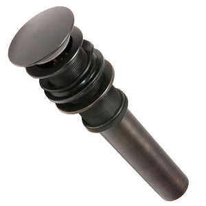 Premier Copper Products D-208ORB 1.5-Inch Non-Overflow Pop-Up Bathroom Sink Drain, Oil Rubbed Bronze