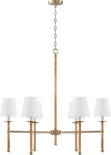 Capital Lighting 447261MA-705 Tulum 6 Light Chandelier Matte Brass