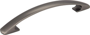 Elements 771-128BNBDL 128 mm Center-to-Center Brushed Pewter Arched Strickland Cabinet Pull