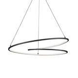 Kuzco PD11132-BK TWIST 32" PD Black 120V TRIAC/ELV LED 3000K 90CRI 59W