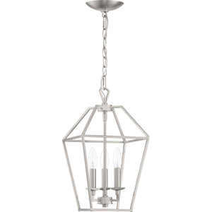 Quoizel AVY5203BN Aviary Pendant Ceiling Lighting, 3-Light, 180 Watts, Brushed Nickel (Showroom Display for Sale))