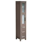 Fresca FST6260GO Fresca Torino Gray Oak Tall Bathroom Linen Side Cabinet