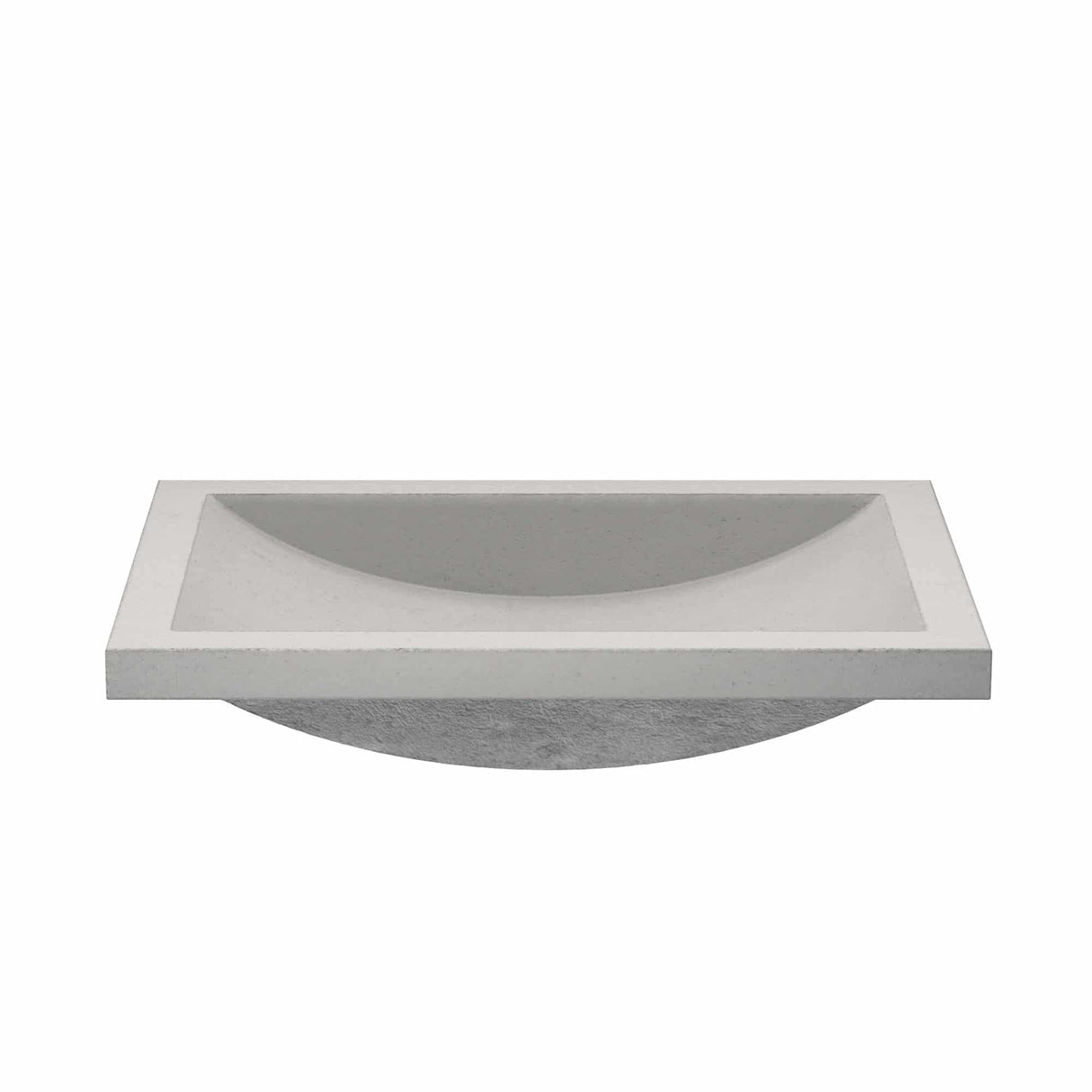 Native Trails NSL2014-A Cabrillo Native Stone Dual-Mount Bathroom Sink, Ash