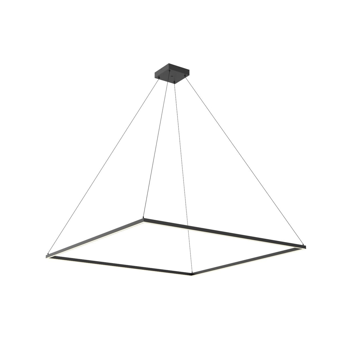 Kuzco PD88160-BK PIAZZA 60" PENDANT BK TEXTURED DOWN ONLY DUO CANOPY 930 TRIAC 120 128W