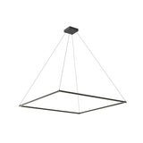 Kuzco PD88160-BK PIAZZA 60" PENDANT BK TEXTURED DOWN ONLY DUO CANOPY 930 TRIAC 120 128W