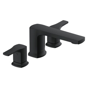 Gerber D300970BST Tribune Three Piece Roman Tub Trim Kit - Satin Black