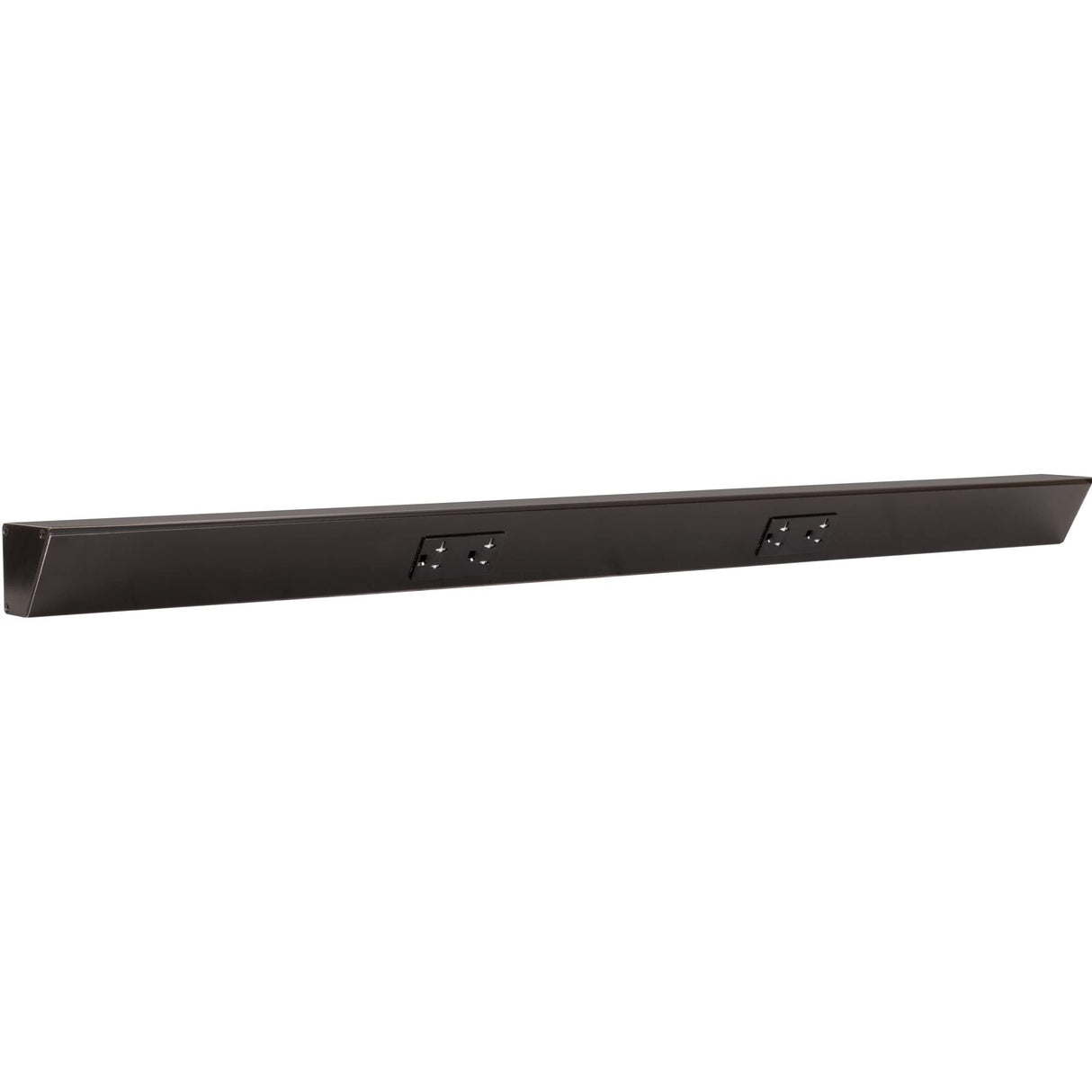 Task Lighting TR36-2BD-P-BK 36" TR Series Angle Power Strip, Black Finish, Black Receptacles