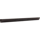 Task Lighting TR36-2BD-P-BK 36" TR Series Angle Power Strip, Black Finish, Black Receptacles