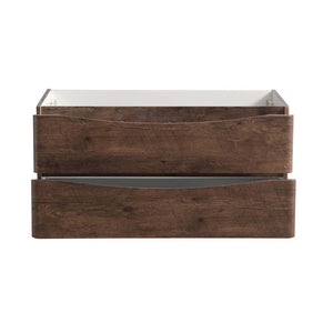 Fresca FCB9040RW Fresca Tuscany 40" Rosewood Wall Hung Modern Bathroom Cabinet