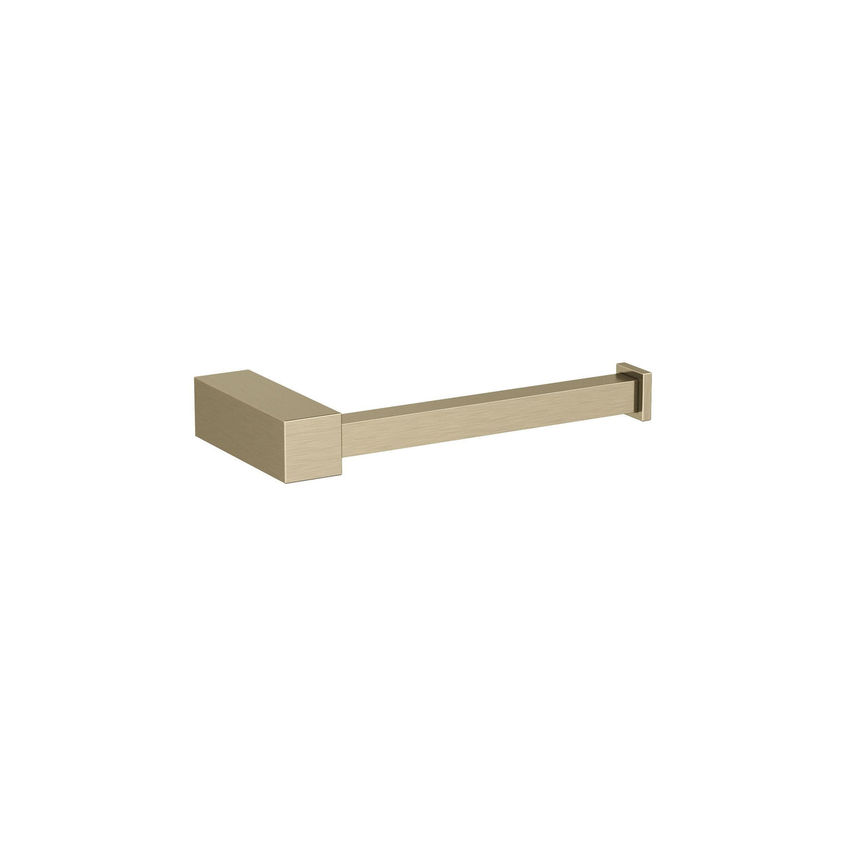 Amerock BH36081BBZ Golden Champagne Single Post Toilet Paper Holder 5-7/8 in. (149 mm) Length Toilet Tissue Holder Monument Bath Tissue Holder Bathroom Hardware Bath Accessories