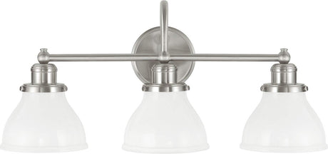 Capital Lighting 8303BN-128 Baxter 3 Light Vanity Brushed Nickel