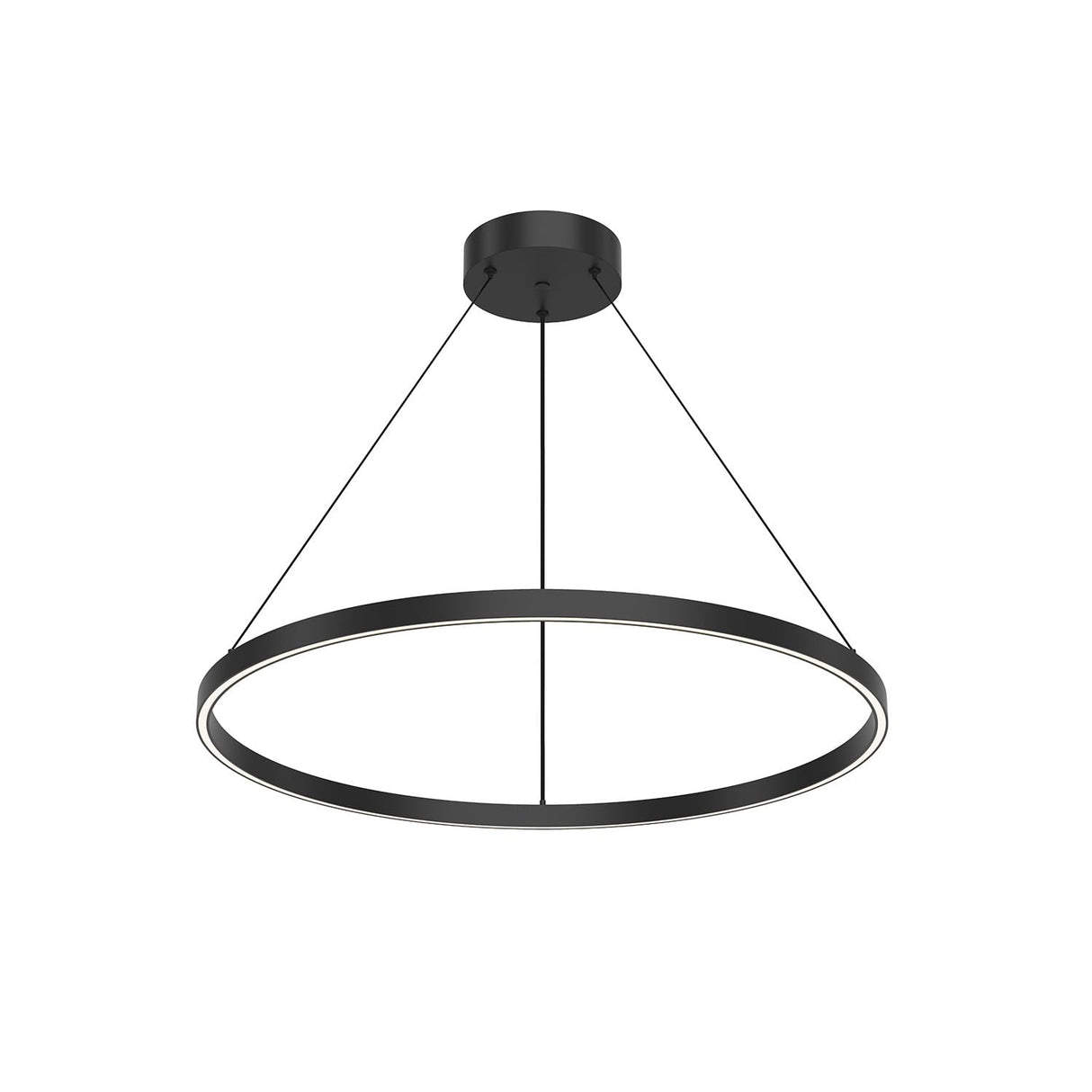 Kuzco PD87132-BK CERCHIO 32" PENDANT BK TEXTURED DOWN ONLY DUO CANOPY 930 TRIAC 120 65W