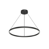 Kuzco PD87132-BK CERCHIO 32" PENDANT BK TEXTURED DOWN ONLY DUO CANOPY 930 TRIAC 120 65W