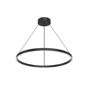 Kuzco PD87132-BK CERCHIO 32" PENDANT BK TEXTURED DOWN ONLY DUO CANOPY 930 TRIAC 120 65W