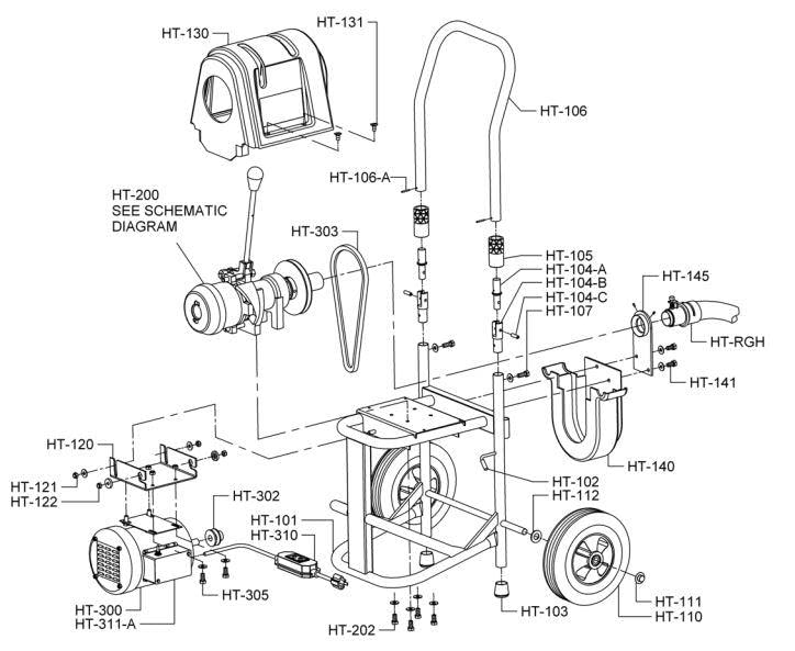 General Wire HT-RGH Hot-Rodder Rear Guide Hose