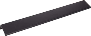 Elements A500-12MB 12" Overall Length Matte Black Edgefield Cabinet Tab Pull
