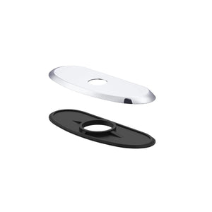 Gerber G0044347 Chrome 4" Deck Plate (with Pom Under)