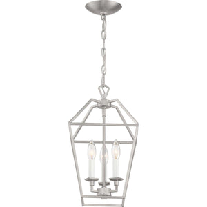 Quoizel AVY5203BN Aviary Pendant Ceiling Lighting, 3-Light, 180 Watts, Brushed Nickel (Showroom Display for Sale))