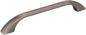 Jeffrey Alexander 4160BNBDL 160 mm Center-to-Center Brushed Pewter Square Sonoma Cabinet Pull