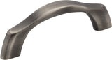 Elements 993-3BNBDL 3" Center-to-Center Brushed Pewter Aiden Cabinet Pull