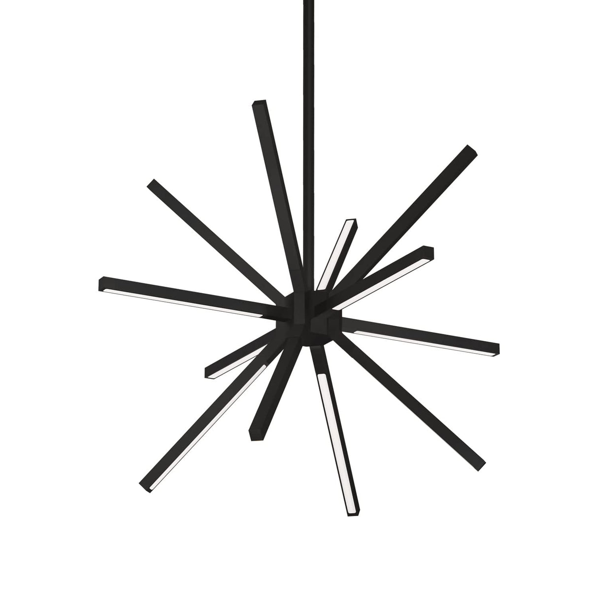 Kuzco CH14220-BK SIRIUS MINOR 20" CH Black 120V TRIAC/ELV LED 3000K 90CRI 48W