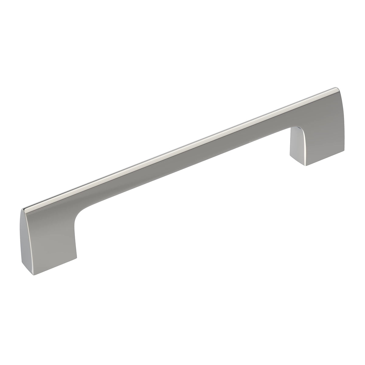 Amerock Cabinet Pull Polished Chrome 5-1/16 inch (128 mm) Center-to-Center Riva 1 Pack Drawer Pull Drawer Handle Cabinet Hardware