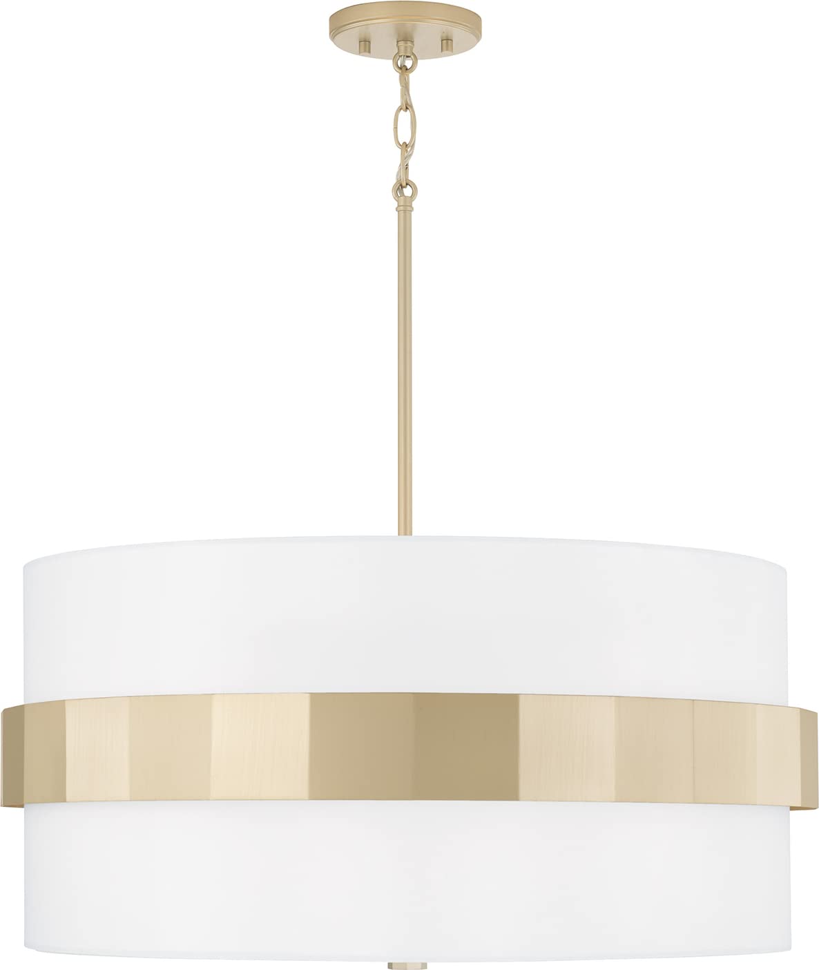 Capital Lighting 346241SF Sutton 4 Light Pendant Soft Gold