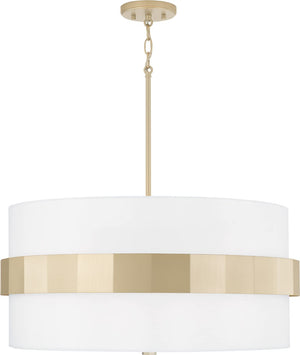 Capital Lighting 346241SF Sutton 4 Light Pendant Soft Gold