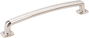 Jeffrey Alexander MO6373-160NI 160 mm Center-to-Center Polished Nickel Belcastel 1 Cabinet Pull