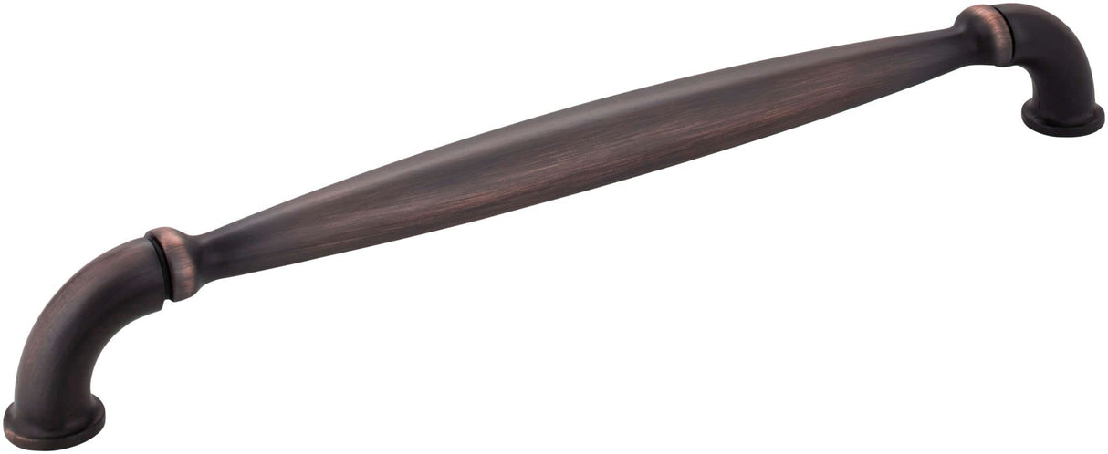 Jeffrey Alexander 737-12DBAC 12" Center-to-Center Brushed Oil Rubbed Bronze Chesapeake Appliance Handle