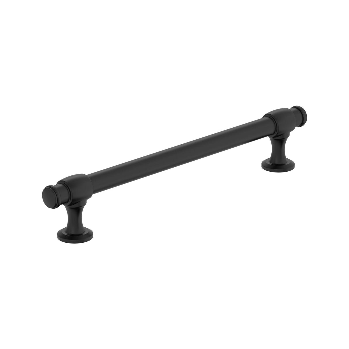 Amerock BP36771FB Matte Black Cabinet Pull 6-5/16 in (160 mm) Center-to-Center Cabinet Handle Winsome Drawer Pull Kitchen Cabinet Handle Furniture Hardware