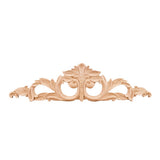 Hardware Resources APL-02-20-CH 20" W x 1/4" D x 5-1/2" H Hand Carved Cherry Shell Onlay