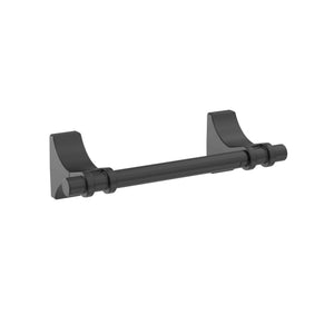 Amerock BH36051MB Matte Black Pivoting Double Post Toilet Paper Holder 8-13/16 in. (224 mm) Length Toilet Tissue Holder Davenport Bath Tissue Holder Bathroom Hardware Bath Accessories