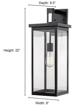 Millennium Lighting 2602-PBK Outdoor Armed Sconce