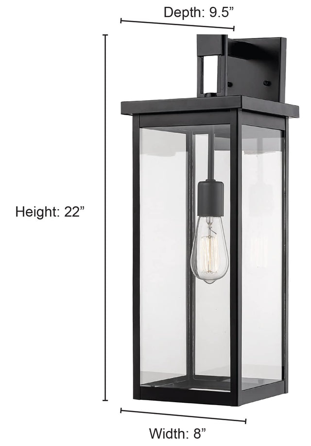 Millennium Lighting 2602-PBK Outdoor Armed Sconce